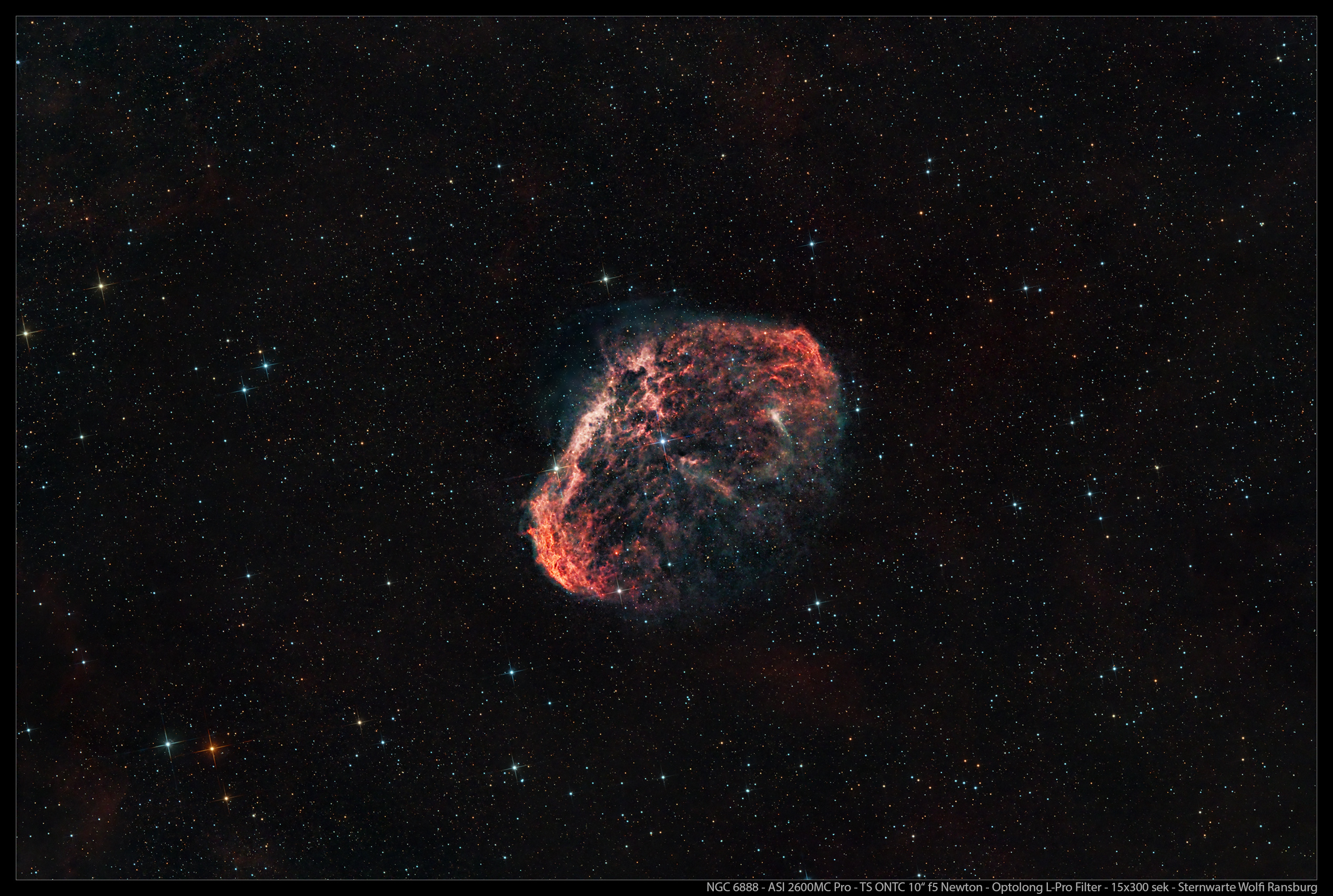 NGC 6888 Crescent Nebel - TS 10